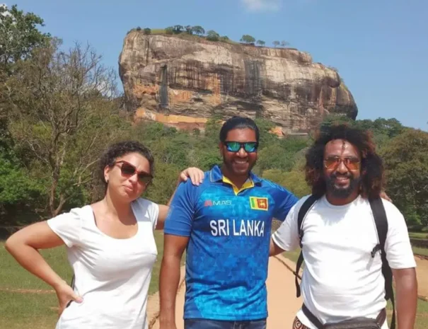 Sigiriya mit Gästen